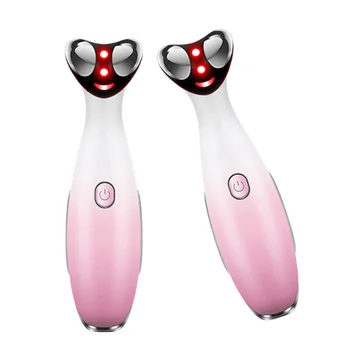 

1PC Anti-aging Beauty Eye Instrument Eye Massager for Women Use (Pink White)