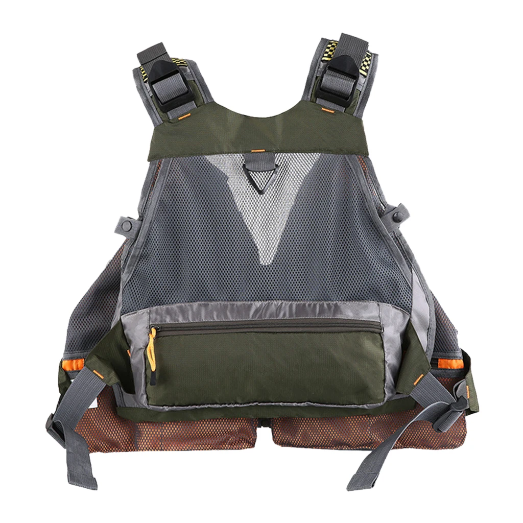 Fishing Vest Backpack Adjustable Fly Fishing Vest Pack Waistcoat Jacket