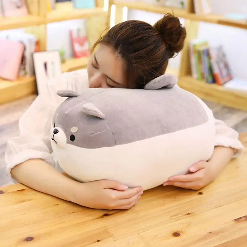 Милая собака плюшевая игрушка мягкая подушка животного Kawaii Рождественский подарок на день Святого Валентина