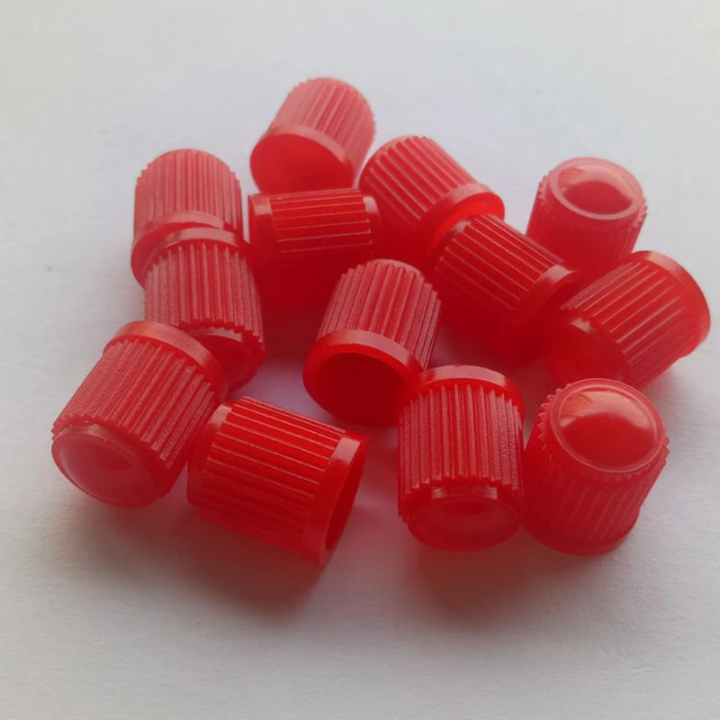 Bicycle Valve Caps bicycle tire valve cap bicycle valve cap valve cap valve caps Plastic Dustproof Valve Caps Truck Car Bike Tire Stem Dust Covers Bike Bicycle Accessories 20PCS