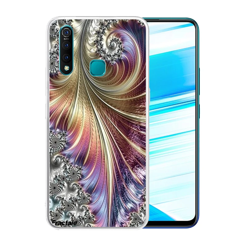 ДЛЯ VIVO Z5X Z5 Z3 Z3i Z1 Z1i iQoo Pro NEO Мягкие силиконовые прозрачные ТПУ чехол фантазия ретро