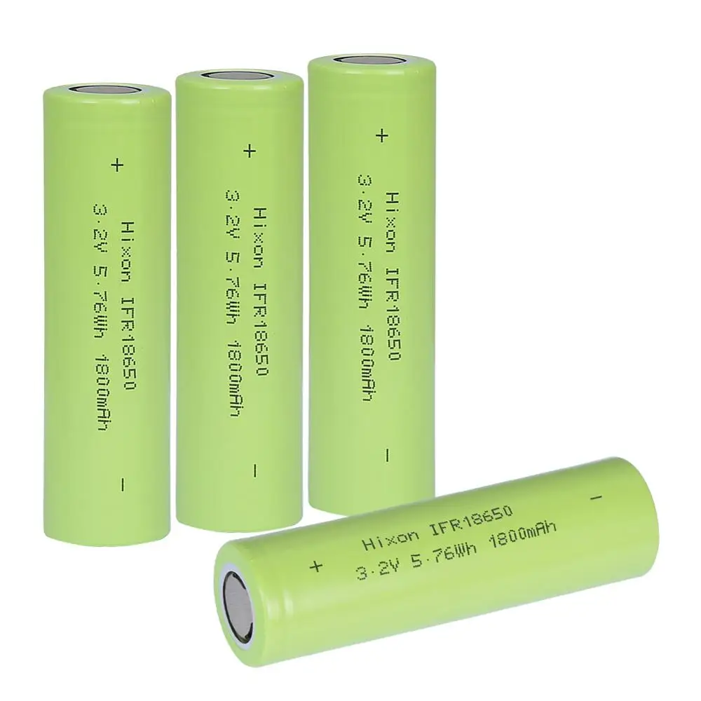 Recarregável de 4 Mah com Certificação de un Bateria Pces v 1800 Und ul Ifr18650 Lifepo4 3.2