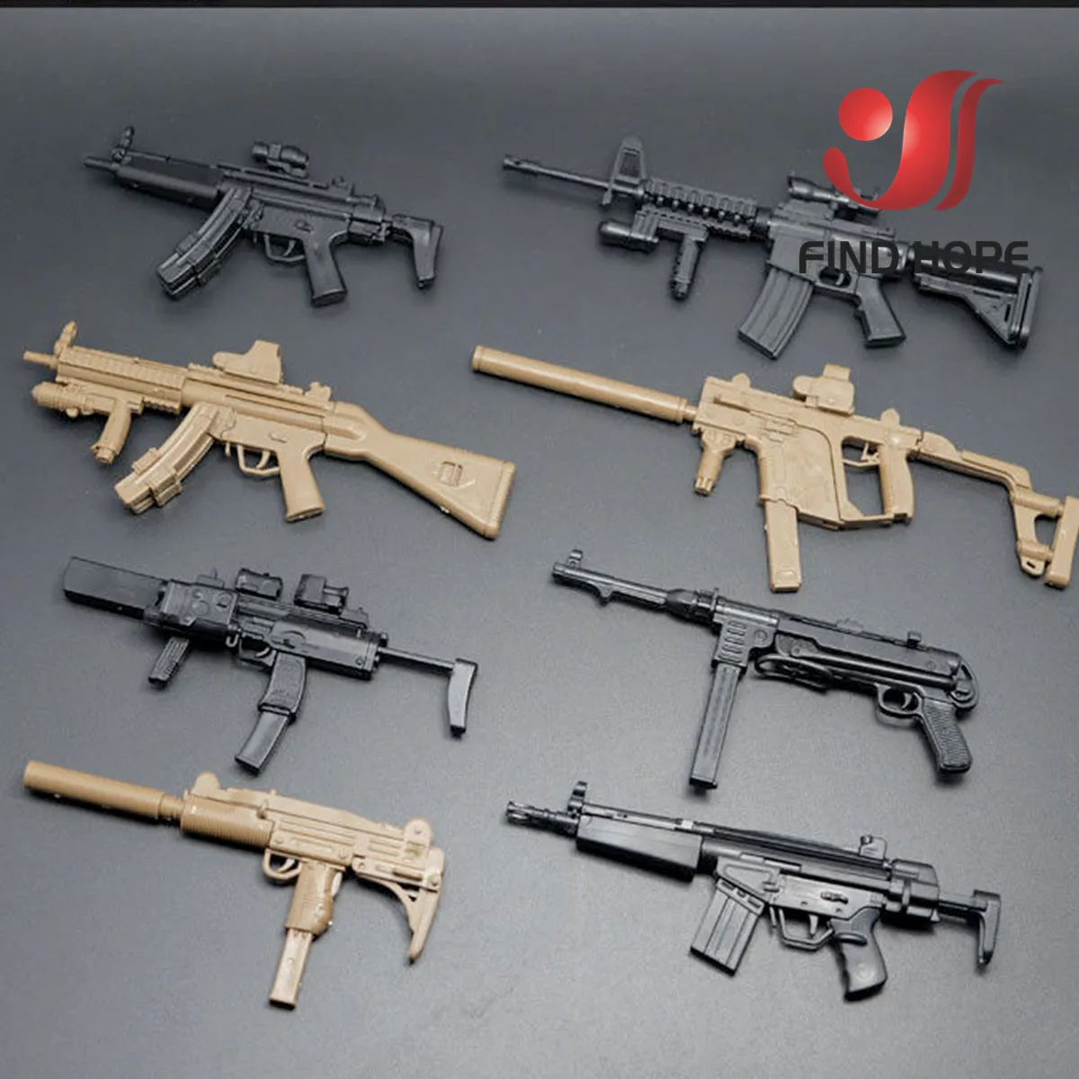 1 6 8Pcs Senapan Mesin Ringan Model Senjata Kotak HK 53 MP5 7 40 VECTOR UZI MK18 Perakitan Gun Model Teka Teki Senjata Untuk Action Figure Model Kit Bangunan AliExpress