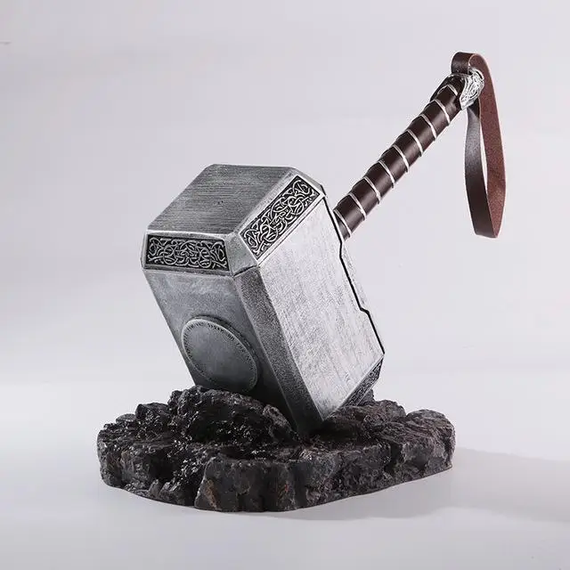 Marvel Бесконечность войны супер герой полностью из мастики Cattoys 1:1 Мстители Тор молоток оружие Косплей Подарки - Цвет: a