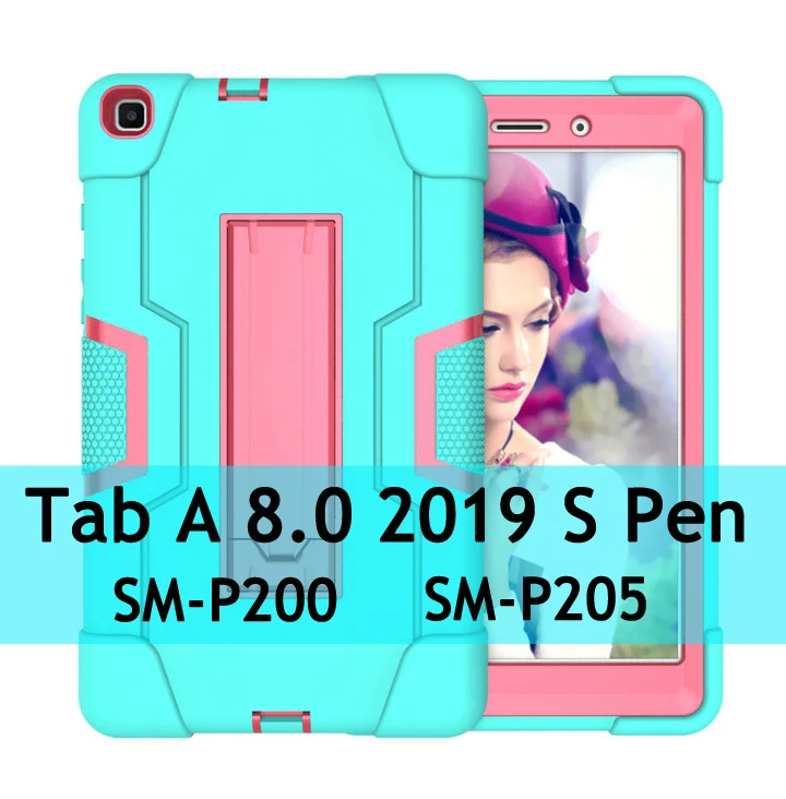Для samsung Galaxy Tab A 8,0 защитный чехол PC чехол на заднюю панель samsung Tab A8 чехол 8 8A SM-T290 SM-T295 SM-P200 P205 S Pen - Цвет: ARR for P200 P205