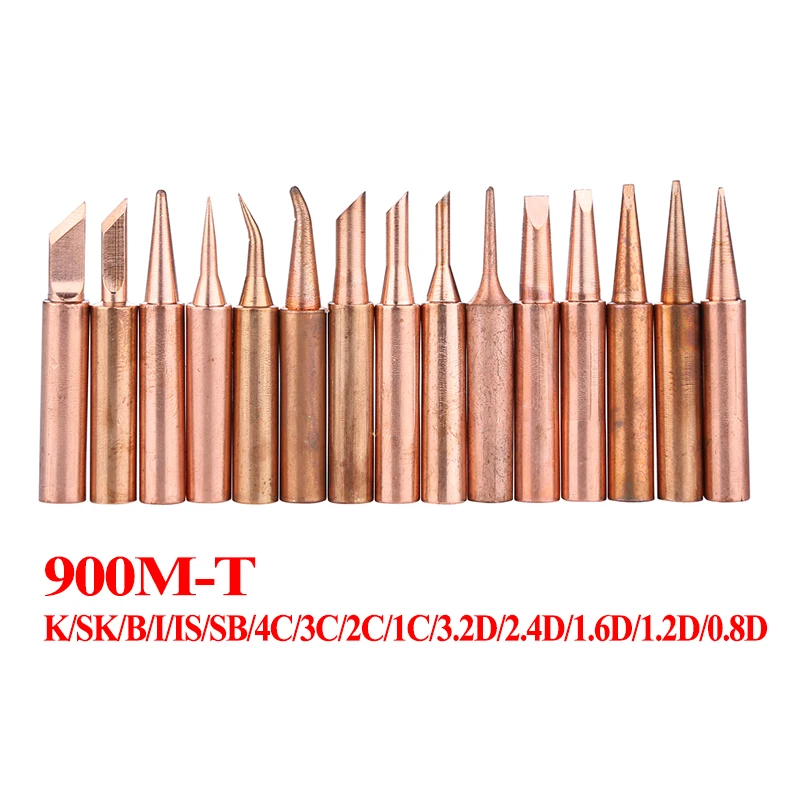 900M-T наконечник паяльника из чистой меди 900M-T-I 900M-T-K 900M-T-IS паяльной станции BGA |