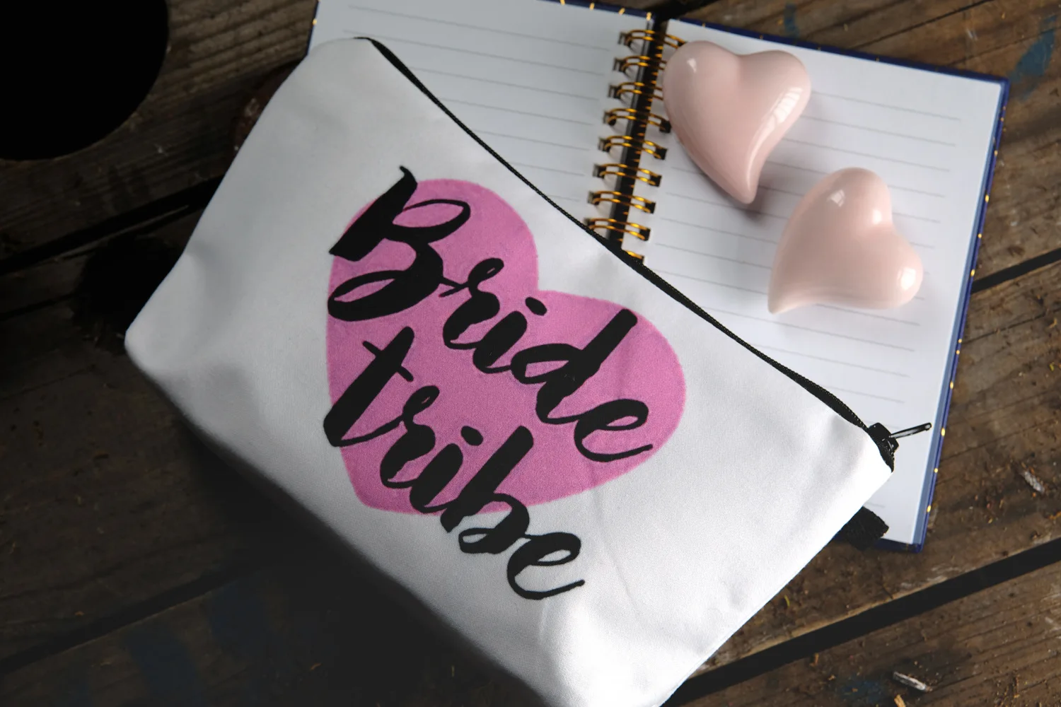 BagVogue надпись «Bride Tribe» термо переводная печатная косметичка модные женские туфли, фирменная губная помада, макияж, сумка