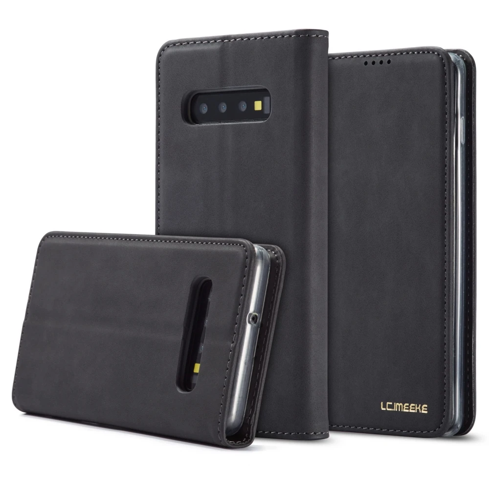 LLZ. COQUE кошелек полный чехол для samsung Note10 Plus S10 S10e чехол для Galaxy A50 A70 M10 Кожаный противоударный магнитный держатель для карт