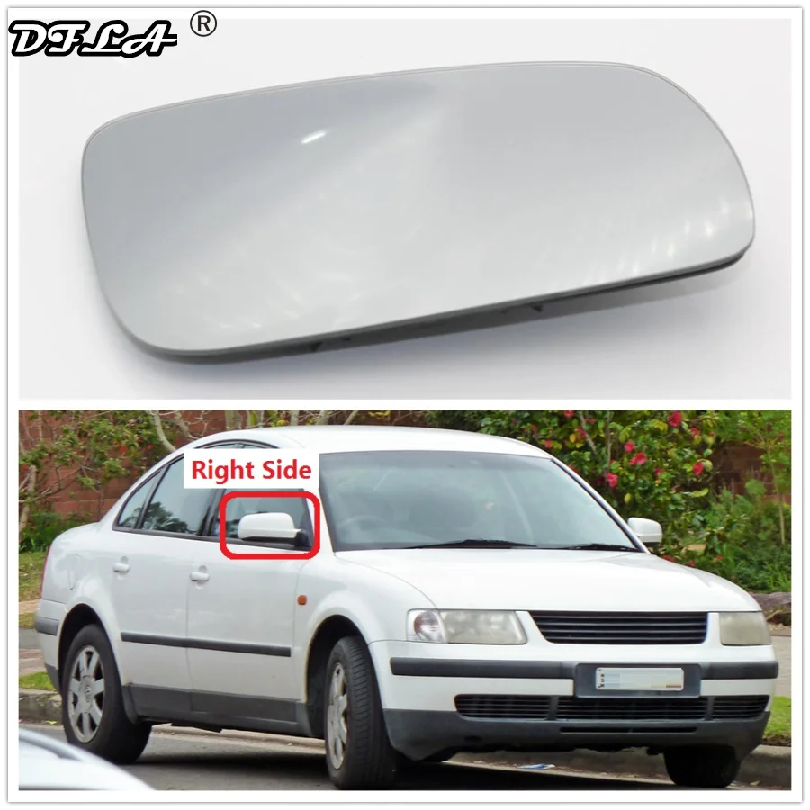 Правое Автомобильное зеркало заднего вида с подогревом для VW Passat B5 1997 1998 1999 2000 2001