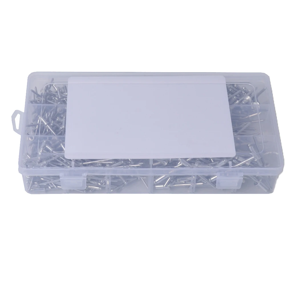 500pcs Head Rivets Open Blind All Aluminium 3.2mm,4.0mm,5.0mm Diameter