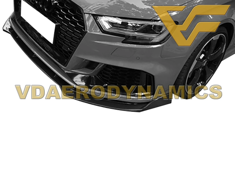 Подходит для 17-20 Audi RS3 Sedan 4Dr VAD-V углеродное волокно Передняя губка Бампер Комплект-2 стиля на выбор