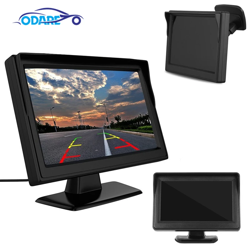 Новинка " TFT lcd камера заднего вида монитор парковочная система HD Автомобильная камера заднего вида для камеры заднего вида с углом обзора 170 беспроводной передатчик
