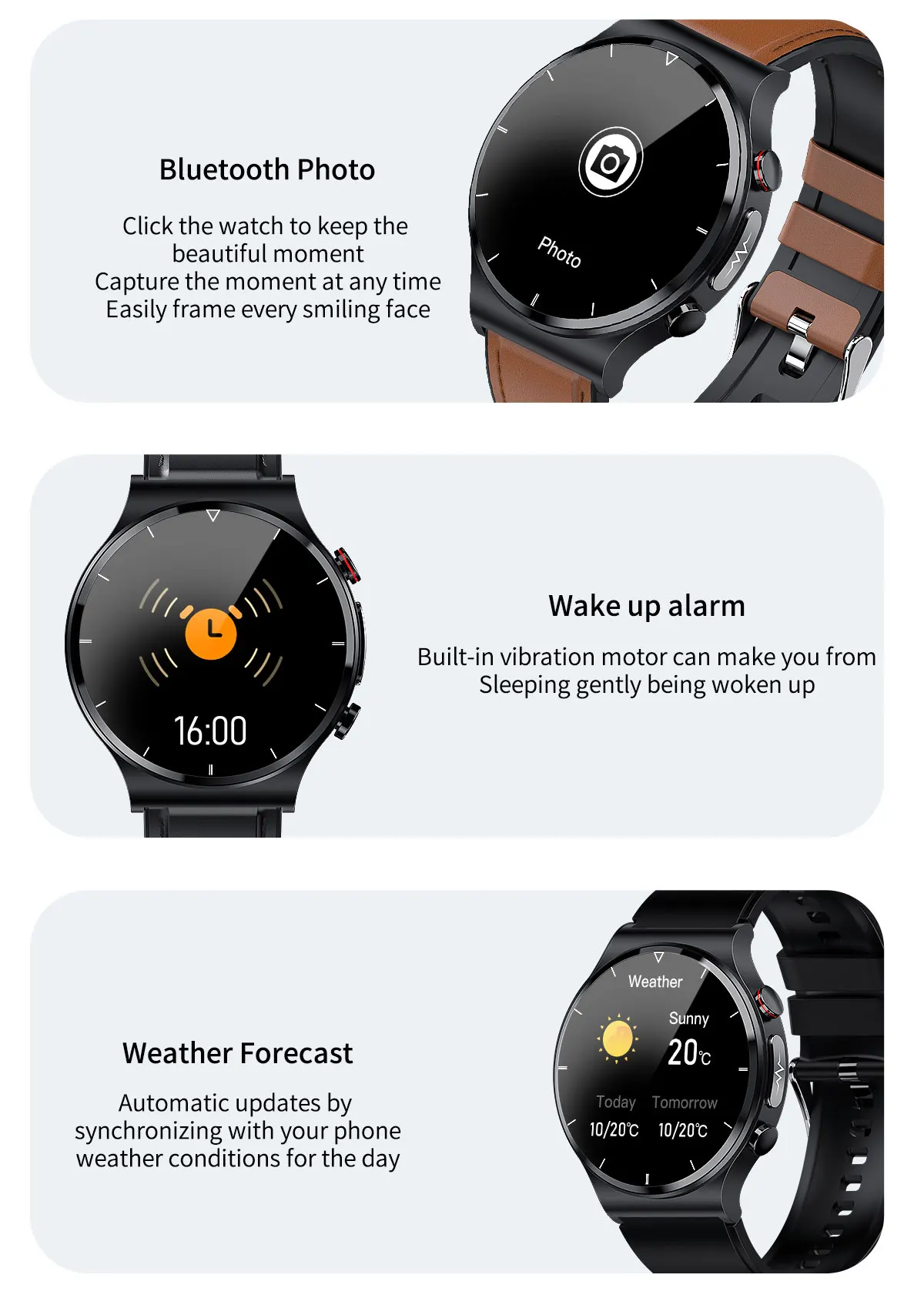 2022 ECG+PPG Independent accurate Heart rate blood pressure Blood oxygen smart watch AI medical diagnosis smartwatch For Xiaomi
