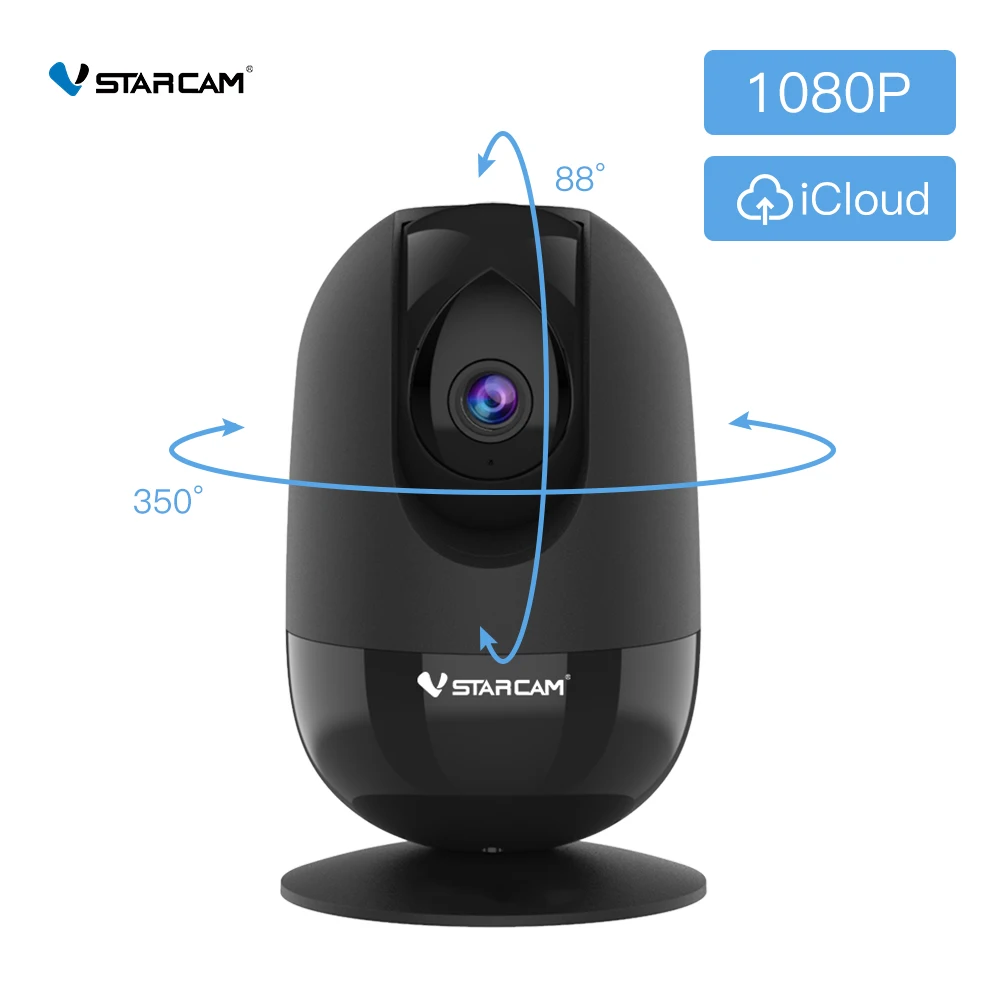 Камера видеонаблюдения Vstarcam 1080P HD Wi Fi IP панорамирование и наклон ИК Интерком