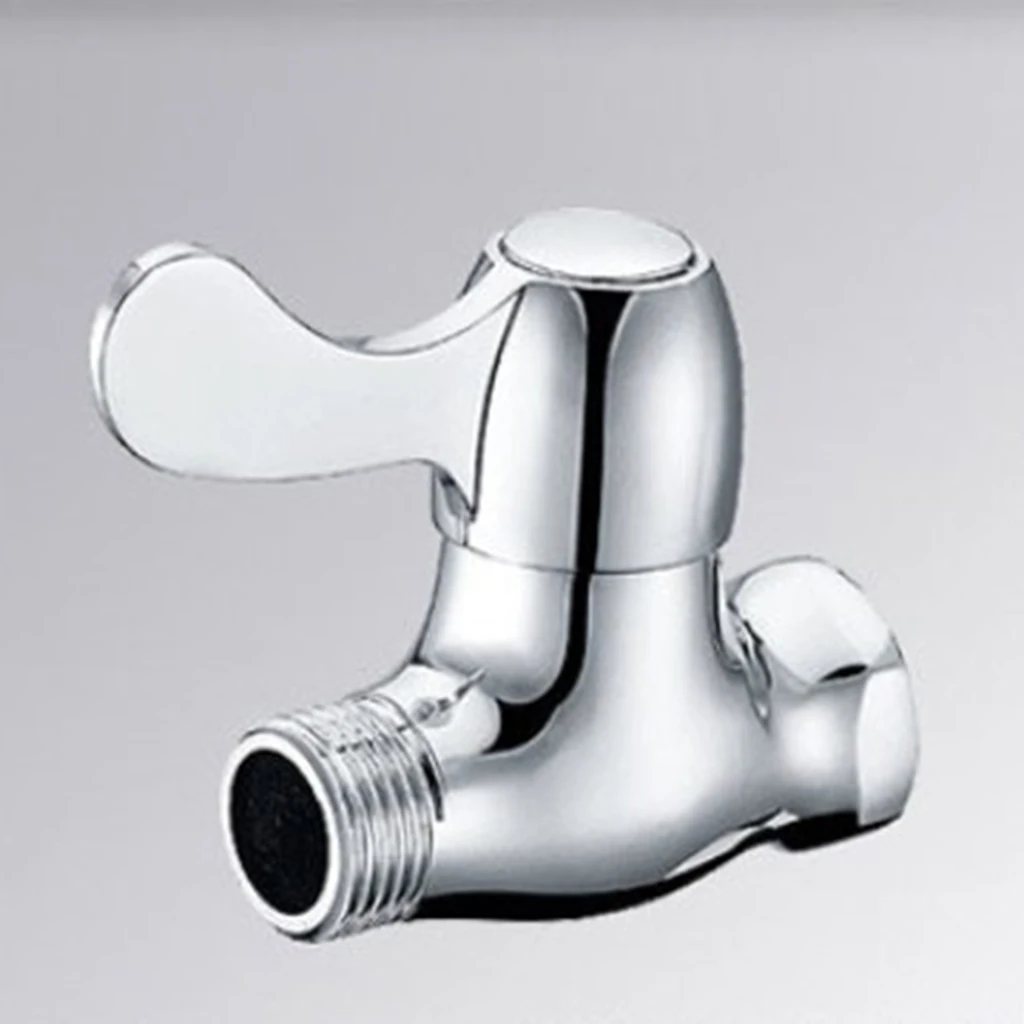 Brass Ball Valve,Water Tap Faucet Angle Shut-Off Valve Pipe Hose Fittings For Shower Bathroom(DN15)