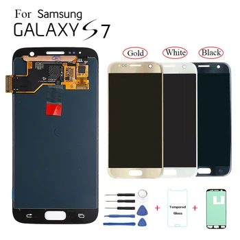 

Original S7 LCD Replacement for SAMSUNG Galaxy S7 LCD Display G930 G930F Touch Screen Digitizer S7 Pantalla with burn shadow
