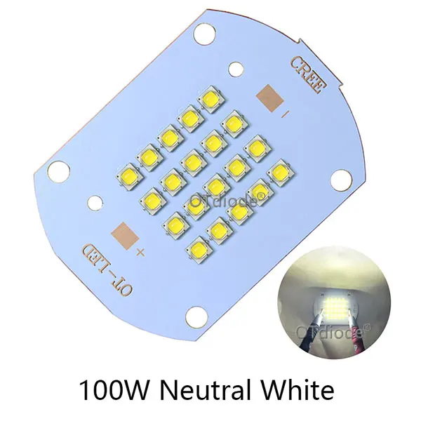 Cree XLamp XP-G2 XPG2 50 Вт 100 Вт светодиодный белый/теплый белый высокомощный светодиодный светильник медная печатная плата для дома/уличного освещения - Испускаемый цвет: 100W Neutral White