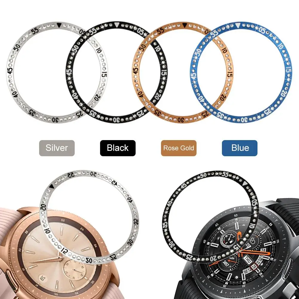 

Metal Bezel Set with Diamond Protection Ring Smart Watch Accessories for Samsung Galaxy Watch 42MM 46MM