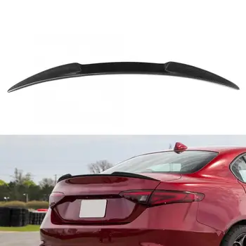 

ReairSpoiler Car Carbon Fiber 3D Rear Trunk Spoiler Wing Fits for Alfa Romeo Giulia 2017 Car Accessories