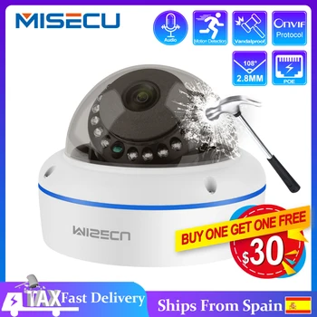 

MISECU Super HD 5MP 2MP H.265 Surveillance IP Camera 1080P Audio Microphone Dome Indoor Security Camera Email Push ONVIF P2P