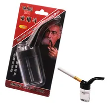 1 шт. изгиб трубы сигарета, Кальян Аксессуары для трубок класса держатель мундштук фильтрации контейнер для чистки подарки для мужчин