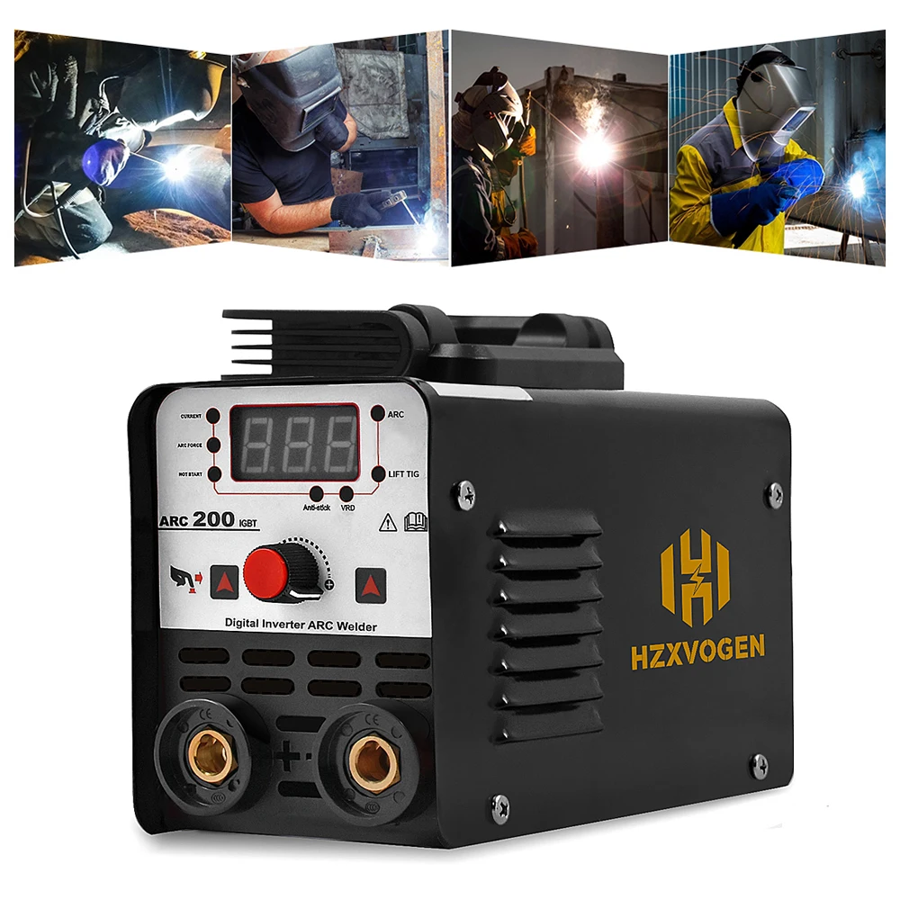 Цифровой инвертор HZXVOGEN 110 В 220 дуговой сварочный аппарат MMA Lift Tig 2 в 1 5 А подходит