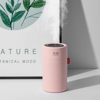 

750ml Large Capacity Air Humidifier 2000mAh USB Rechargeable Wireless Ultrasonic Aroma Water Mist Diffuser Light Umidificador