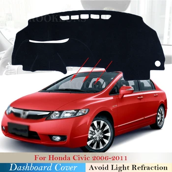 

Dashboard Cover Protective Pad for Honda Civic 8 2006~2011 Car Accessories Dash Board Sunshade Carpet FB FK FA FD 2008 2009 2010