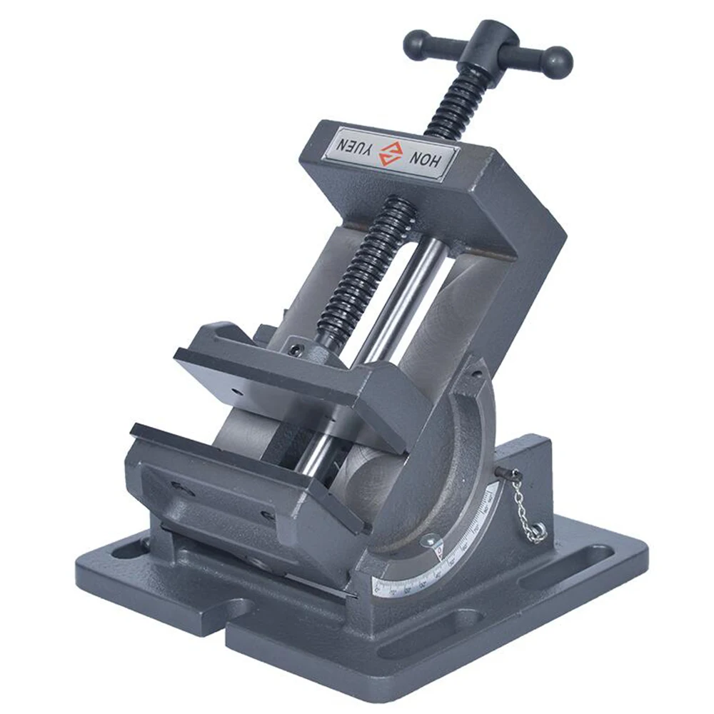 

4 Inches Tilting Guide Bar Angle Clamp, Drill Bench Drill with 90 Degree Angle Small Vise