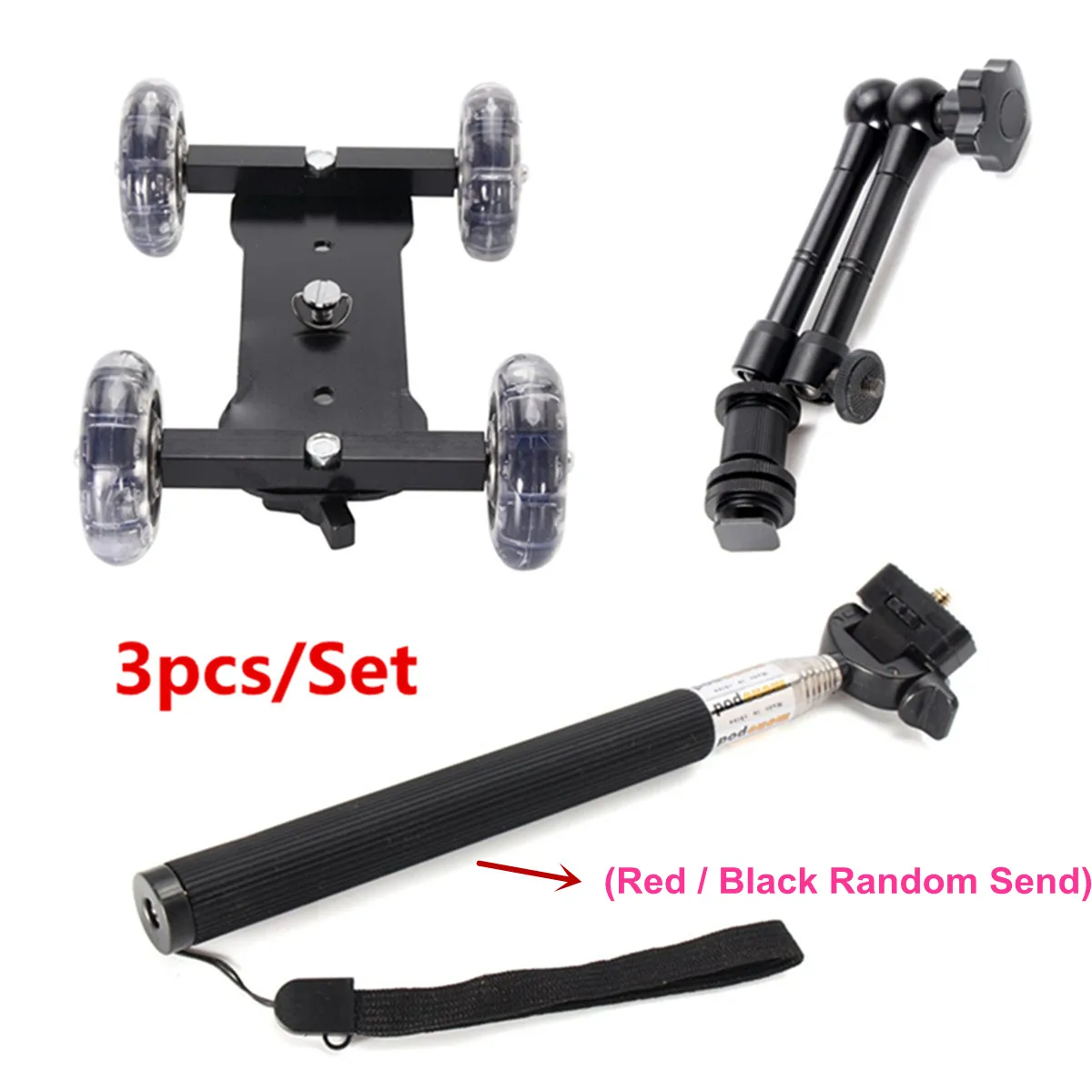 Table Camera Video Wheels Rail Rolling Track Slider Dolly Car Glide Set Stabilizer Skater Rail System Photo Studio Accessories