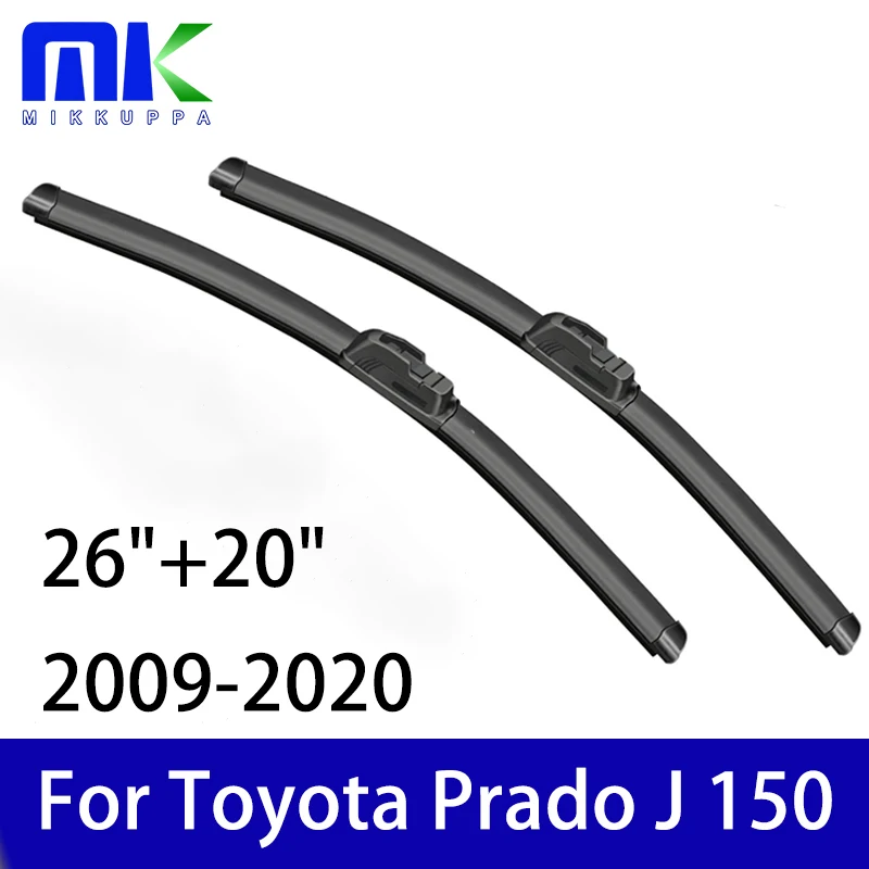 Wiper Blade For Toyota Prado J 150 J150 2009 2010 2011 2012 2013 2014 2015 2016 2017- 2020 Windshield Windscreen Window 26"+20"