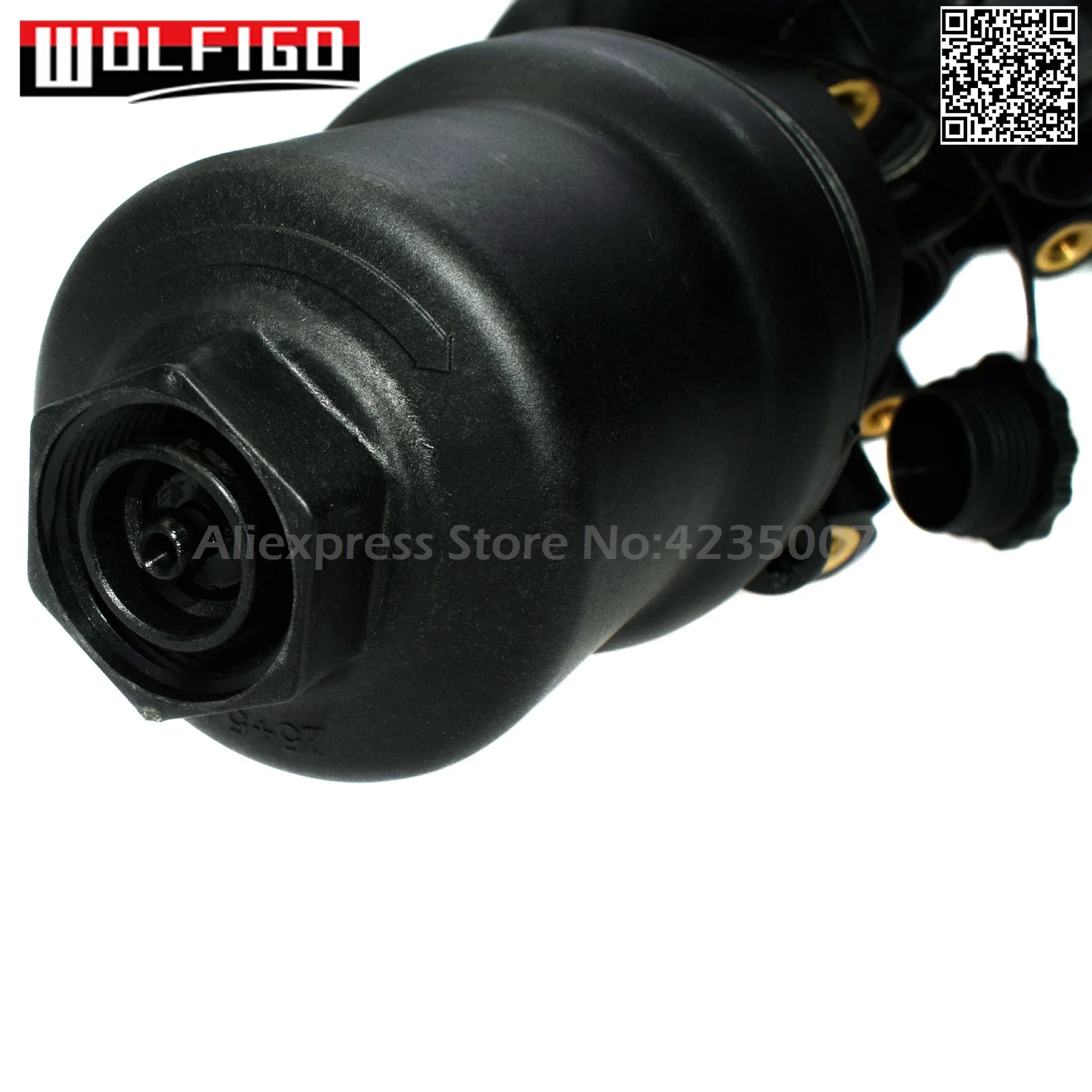 WOLFIGO корпус масляного фильтра с уплотнением в сборе для AUDI A3 SEAT ALTEA VW GOLF V 06D115397D, 06D115397G, 06D115397J, 06D115397K