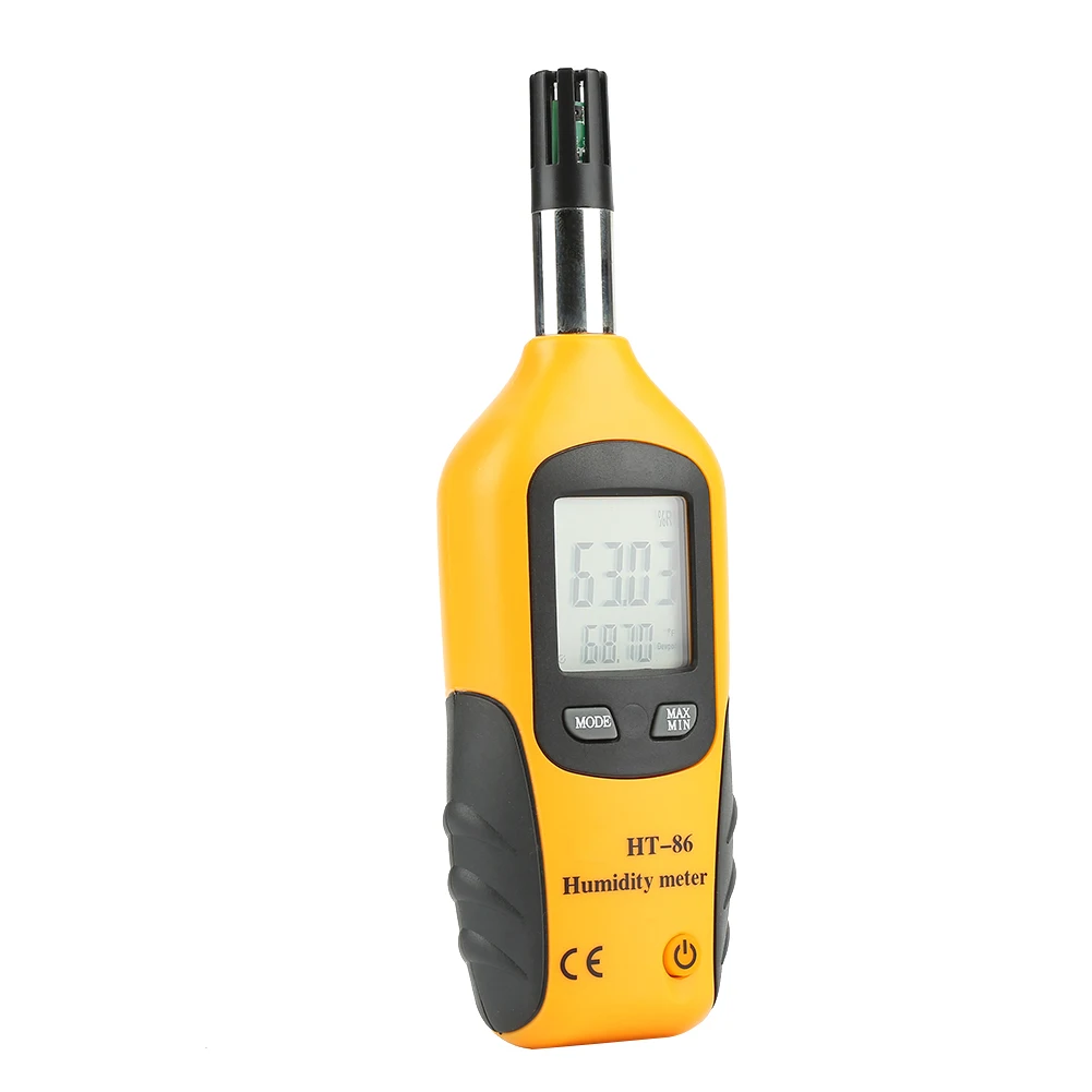 

HT-86 LCD Display Digital Hygrometer Thermometer Backlight Portable Hygrometer Professional Temperature Humidity Meter