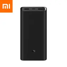 Xiaomi Power bank 3 20000mAh PLM07ZM 3 USB Type C 45W Fast Charging Portable Mi Powerbank 20000 External Battery Pover bank