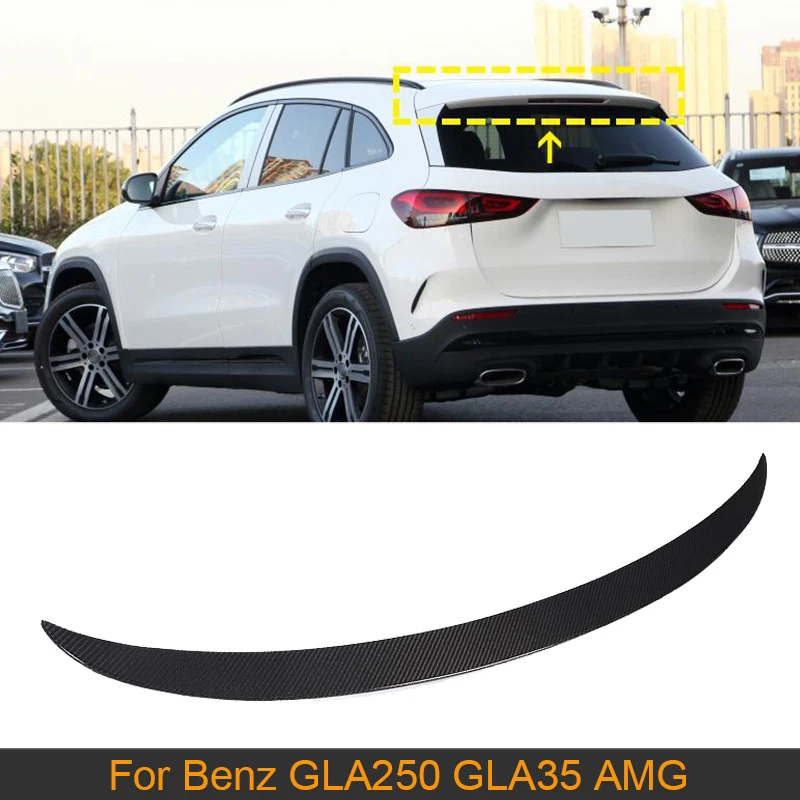 Спойлер на заднюю крышу из углеродного волокна спойлер для Mercedes-Benz GLA Class GLA250 GLA35 AMG