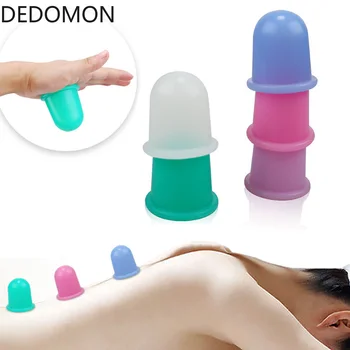

1pc Silicone Body Cupping Family Body Massage Helper Anti Cellulite Vacuum Cupping Cups Health Care Treatment Suction Cup