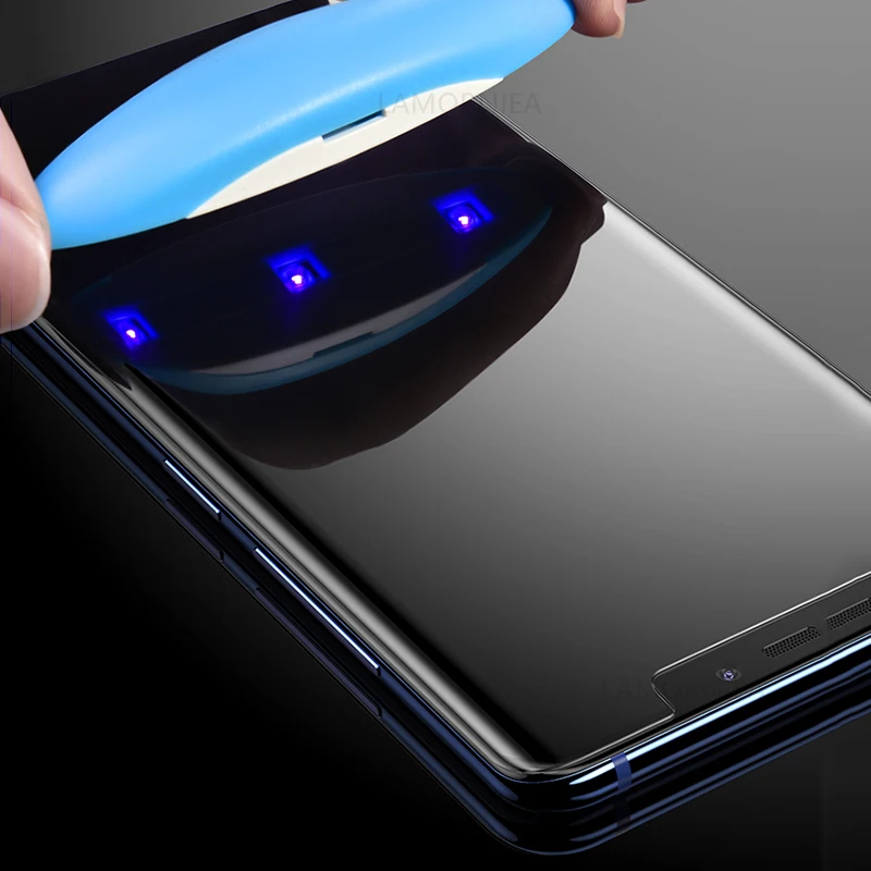 УФ клей Sceen протектор для huawei Honor 8X жидкое УФ закаленное стекло mate 20 Pro P20 mate 10 Pro Honor Note 10 Magic 2 Nova 3 3i