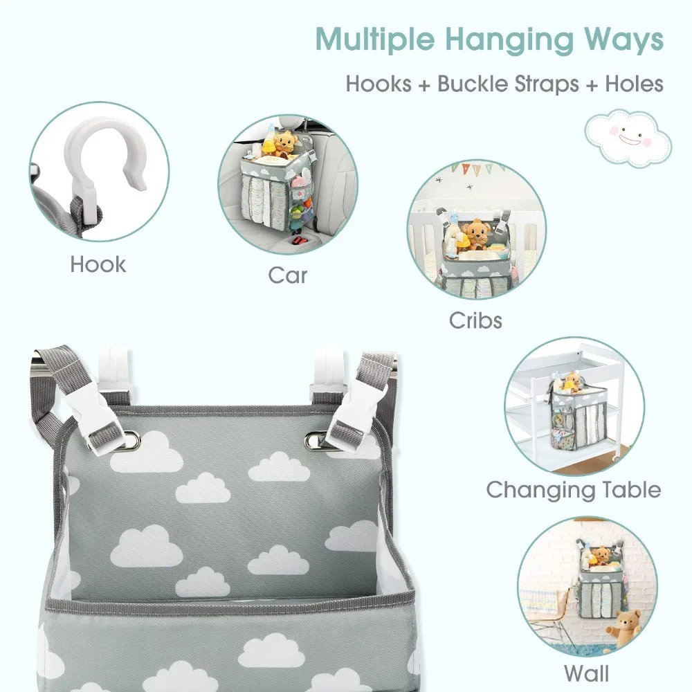 hanging nappy caddy