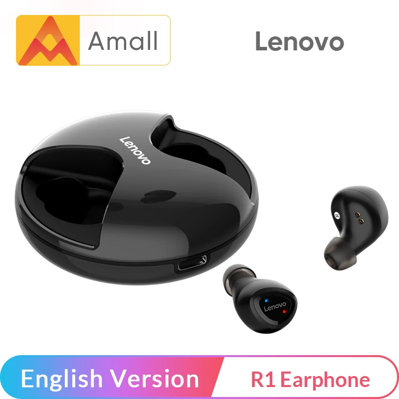 TWS наушники Lenovo R1 с поддержкой Bluetooth 5 0 и защитой класса IPX5|Наушники гарнитуры| |