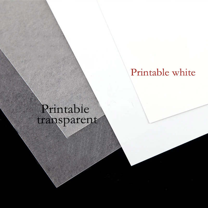 10Pcs A4 Inkjet Printing Shrinks film Plastic Sheet DIY Creative ...