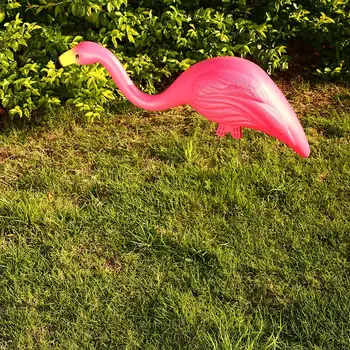

Plastic Beautiful Decorate Lifelike Flamingo Ornament Flamingo Lawn Decoration Flamingo Figurines Artificial Garden Ornaments