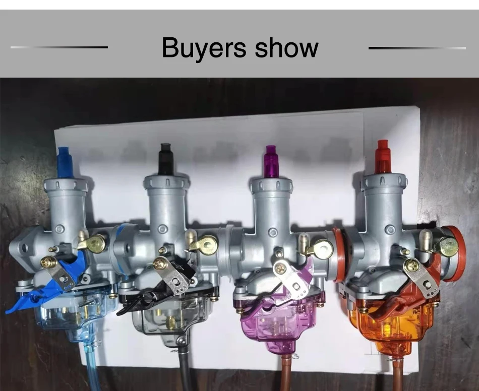 PZ27 Carburetor150cc 200cc 250cc ATV Go Kart Dirt Bike 27mm Carb with Nylon Float Bowl Manual Choke Carburetor - - Racext 29