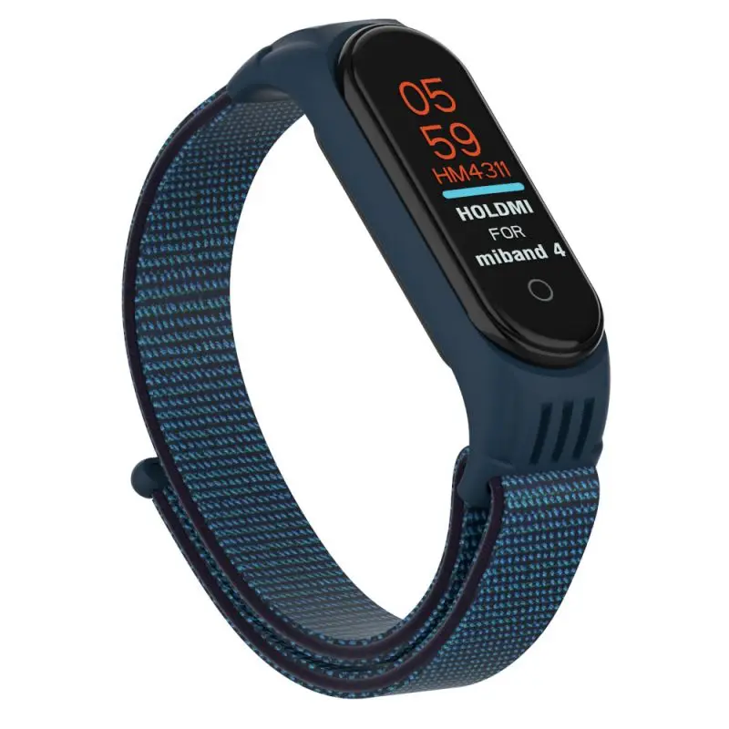Нейлоновый ремешок для Xiaomi mi band 4 3 сменный Браслет mi b карта памяти