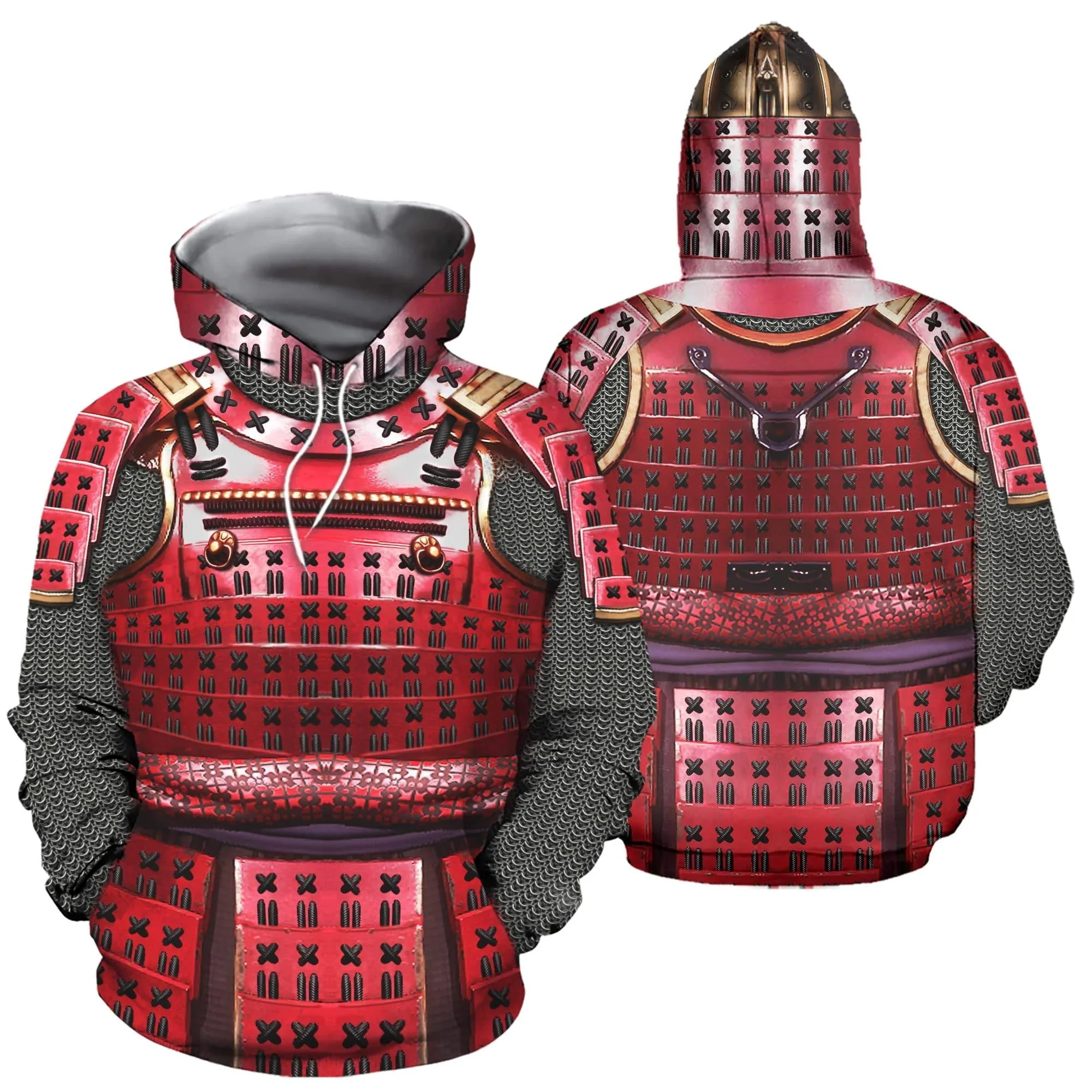 3D печатных Knight средневековые доспехи для мужчин толстовки тамплиеров Harajuku