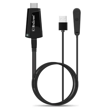 

Mirascreen K8 2.4G&5Ghz Wireless Display Dongle Smart TV Stick 1080P Full-HD Miracast Airplay Support For PC iOS Android Windows