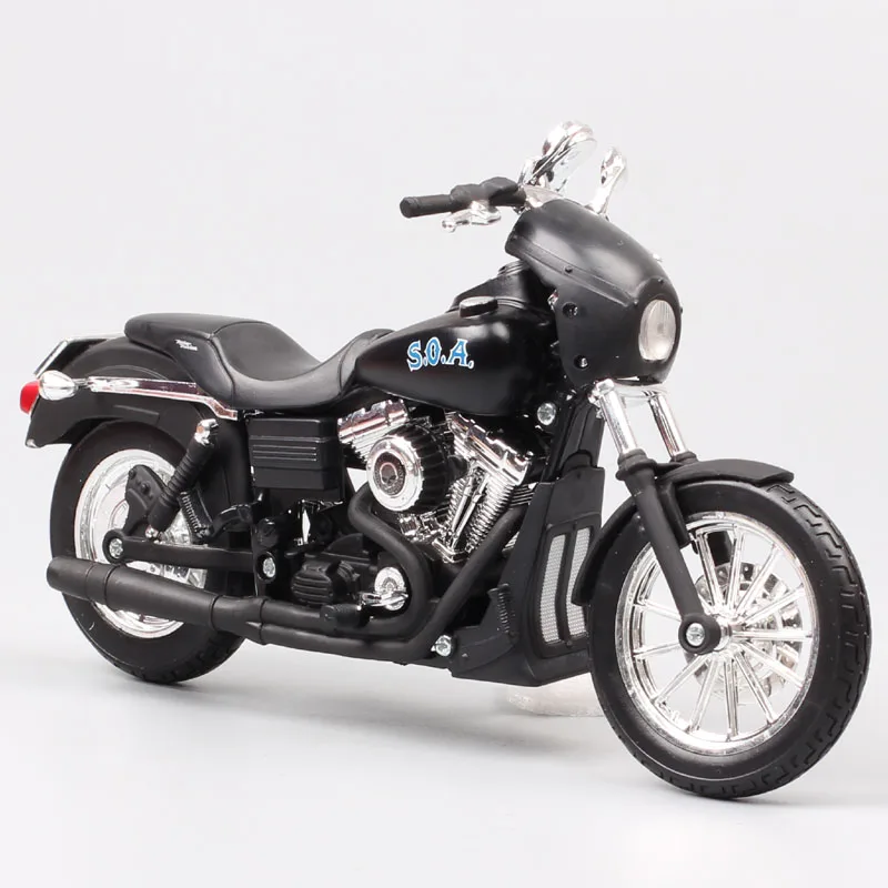 

1:12 Scale classics SOA 2006 FXDBI DYNA STREET BOB low rider Diecast street model motorcycle moto toy Anarchy bike souvenir gift