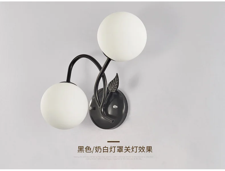 New Style Bedroom Wall Lamp LED Hotel Bedside Wall Lamp Post-modern Simple Bedroom Lamp Northern European-Style Hallway Corridor