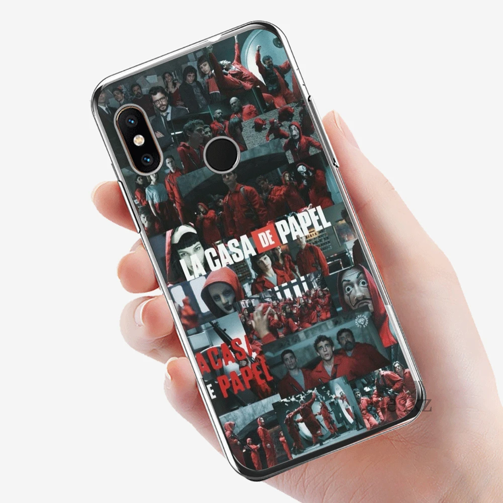 Чехол для мобильного телефона из ТПУ для Xiaomi Redmi Note 4 4X5 5A 6 7 Pro Чехол для ТВ серии деньги Heist House Of paper - Color: 11