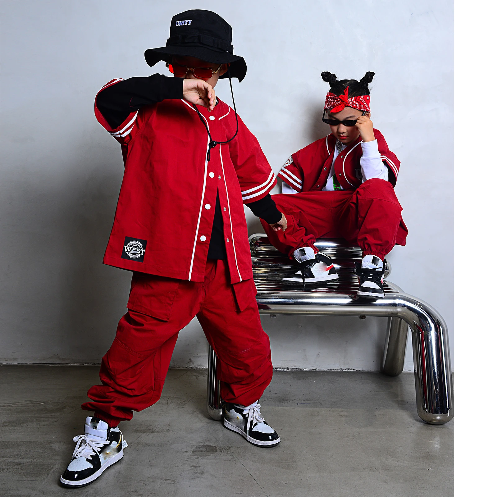 Kids Hip Hop Dance Clothes Jazz Street Dance Wear Festival Outfits