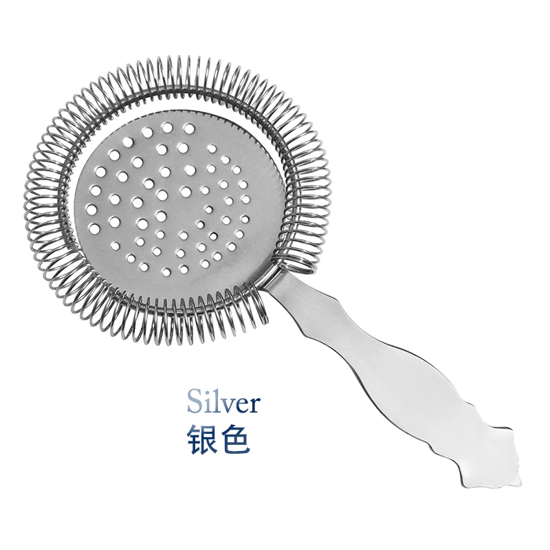 Templom SIX Hawthorne Cocktail Strainer Stainless Steel Bar Strainer Professional 4 Prong Strainer 6.5 inch 